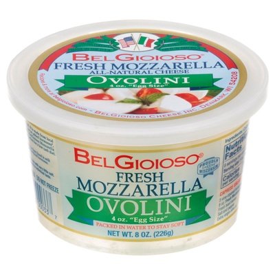 Bel Gioioso Mozzarella Ovoline Fresh Cups 6/8 Oz [Peterson #11341]