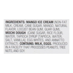 Bubbies Mochi Icrm Mango 8/7.5 OZ [UNFI #07332]