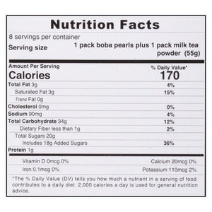 A-Sha Foods Brn Sugar Bubble Milk Tea Kit 6/15.52 Oz [UNFI #09403]