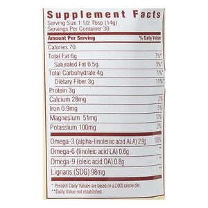 OG2 Spec Whole Flaxseed 15 OZ [UNFI #42521]