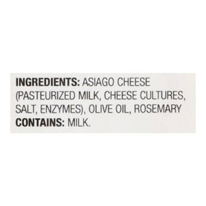 Sartori Asiago Rosemary Ew Wedge 12/5.3 Oz [Peterson #11676]