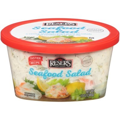 Resers Fine Foods Salad Seafood Krab 6/12 Oz [Peterson #71601]