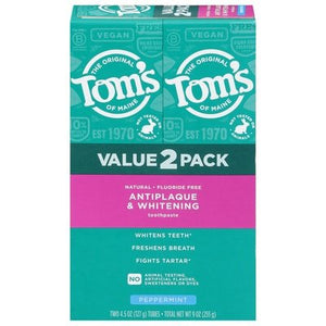 Toms Of Maine Peppermnt,Antiplaque,Whitening 9 Oz [UNFI #60728]