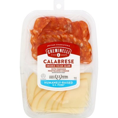 Creminelli Fine Meats Snack Tray Calabrese & Provolo 12/2.2 Oz [Peterson #28322]