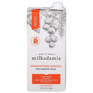 Milkadamia Unsweetened Latte Da Barista 6/32 OZ [UNFI #77094]