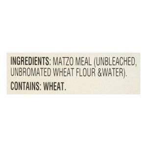 Manis Matzo Meal 12/16 OZ [UNFI #79276]