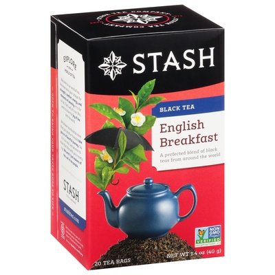 Stash Tea English Breakfast 6/20 BAG [UNFI #29277]