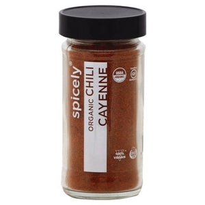 Spicely Organics Cayenne Pepper 3/1.6 Oz [UNFI #13517]