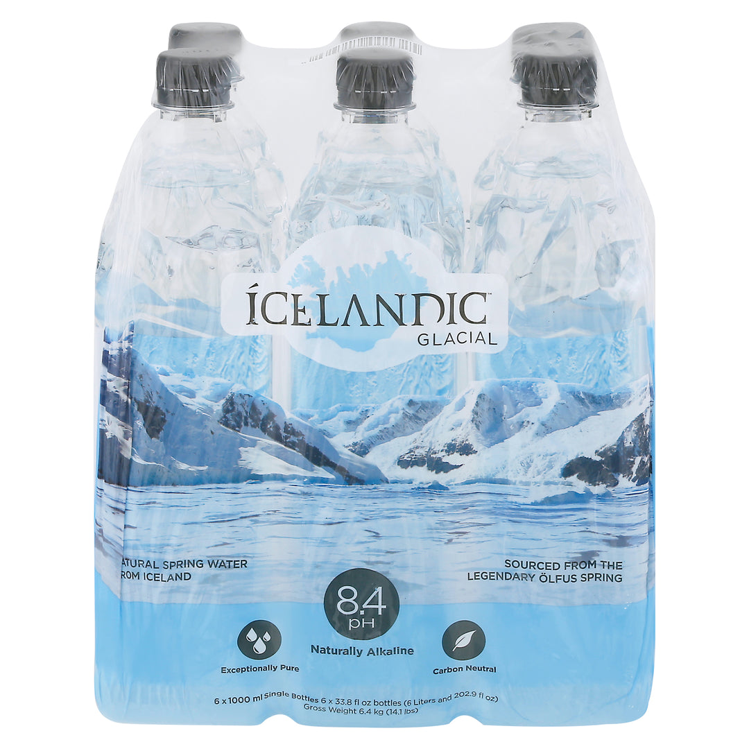 Icelandic Glacial Natural Spring 2/6/33.8 OZ [UNFI #17437]