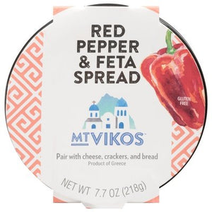 Mt Vikos Spread Red Pepper Feta 6/7.7 OZ [UNFI #84585]