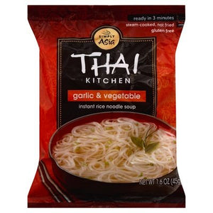Thai Ktcn Rice Garlic Veg Noodles 12/1.6 OZ [UNFI #18966]