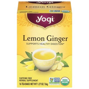 OG3 YOGi Tea Lemon Ginger Tea 6/16 BAG [UNFI #27050] T