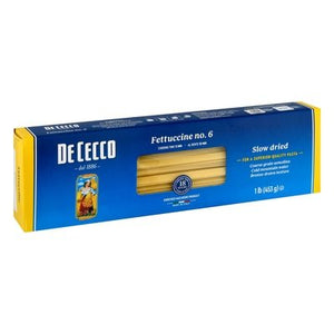 Dececco Fettucini #6 20/16 OZ [UNFI #08080]