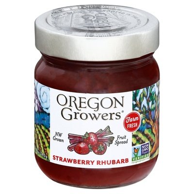 Oregon Growers Strawberry Rhubarb 6/12 Oz [UNFI #80420]