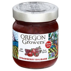 Oregon Growers Strawberry Rhubarb 6/12 Oz [UNFI #80420]