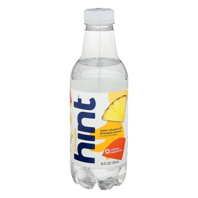 Hint Unsweetened Pineapple Water 12/16 OZ [UNFI #11139]