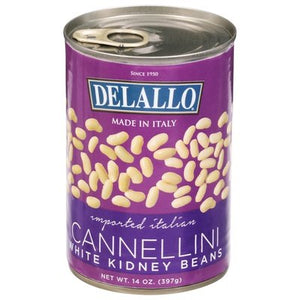 Delallo Imported Cannellini Beans 12/14 Oz [UNFI #2714]