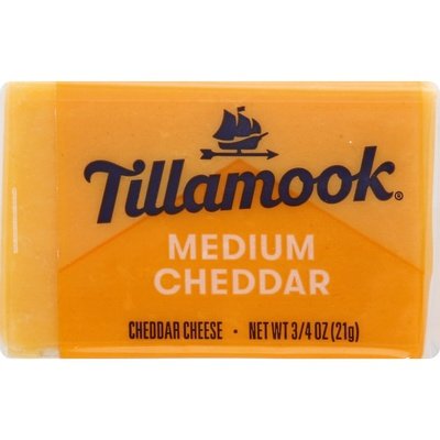 Tillamook Chedd Med Shlf Rdy Box 2/50 Pk 2-50/.75 Oz [Peterson #10027]
