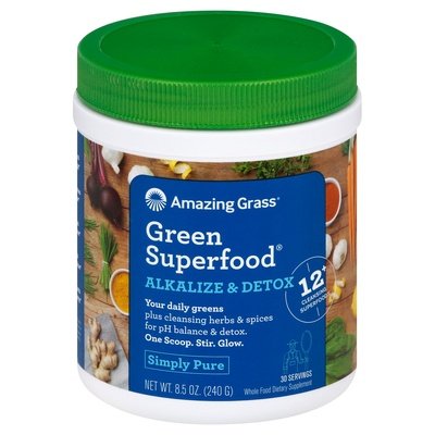 OG3 Amazing Grass Alkaline & Detox Green Sprfd 8.5 OZ [UNFI #48359] T