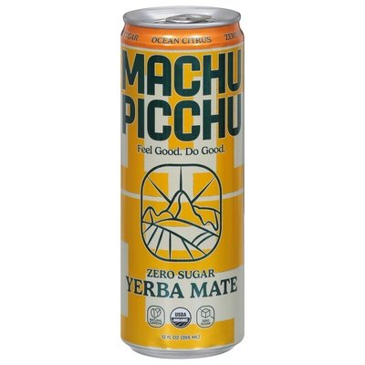 Machu Picchu Drink Yerba Mate Citrus 12/12 Oz [UNFI #3296]