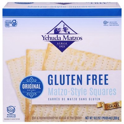 Yehuda Matzo Squares Gf 12/10.5OZ [UNFI #00349]