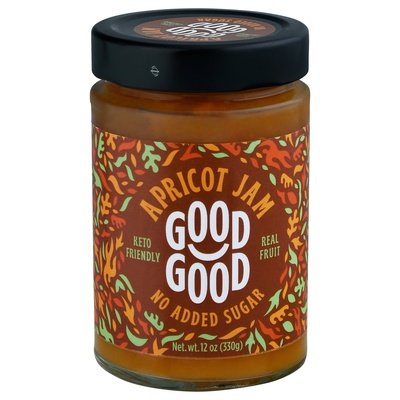 Good Good Jam Apricot No Sugar 6/12 Oz [UNFI #33611]
