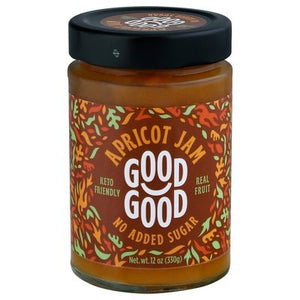 Good Good Jam Apricot No Sugar 6/12 Oz [UNFI #33611]