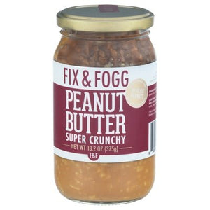 Fix & Fogg Peanut Butter,Super Crunchy 6/13.2 OZ [UNFI #00309]