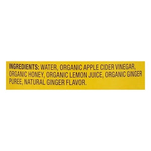 OG2 Bragg ACV Ginger, Lemon, Honey Refreshers 12/16 OZ [UNFI #73262]