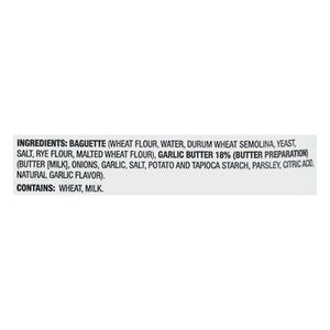 Julians Recipe Butter & Garlic Baguette Traditional 12/12.3 Oz [UNFI #13577]