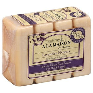 Maison Bar Soap Lav 4Pk 1/4/3.5OZ [UNFI #55240]