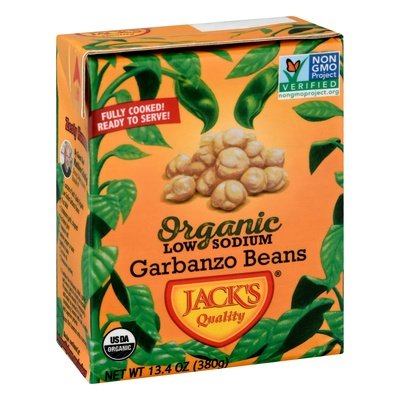 OG2 Jacks Quality Low Sdm Garbanzo Bns 8/13.4 OZ [UNFI #14534]