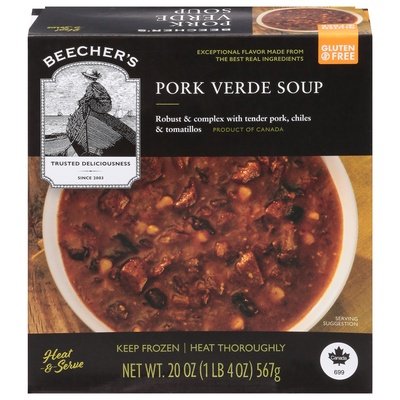 Beechers Pork Verde Soup 8/20 Oz [UNFI #43868]