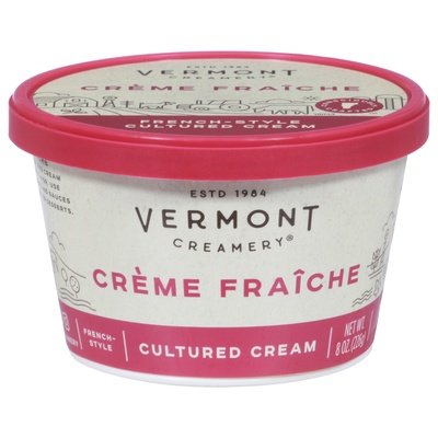 Vermont Creamery Creme Fraiche Vermont 12/8 Oz [Peterson #14206]