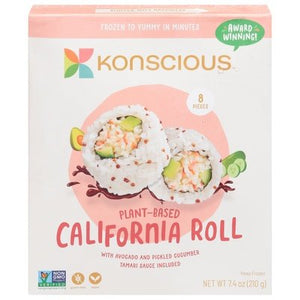 Konscious California Rolls Vegan 8/7.4 Oz [UNFI #16200]