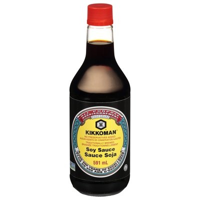 Kikkoman Soy Sauce 12/20 Oz [UNFI #73342]