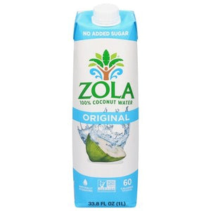 Zola 100% Nat Cnut Water 12/33.8OZ [UNFI #34757]