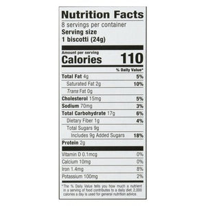 Nonni`S Dark Chocolate Almond 6/8 Ct [UNFI #39819]
