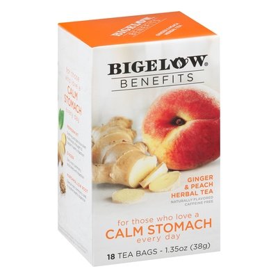 Bigelow Gngr Pch Stomach 6/18 BAG [UNFI #24403]