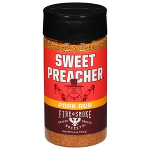 Fire And Smoke Society Rub Sweet Preacher 6/5.4 Oz [UNFI #44075]