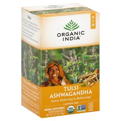 OG2 Oganic India Tulsi Ashwagandha 6/18 CT [UNFI #73124] T