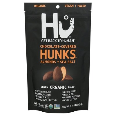 OG1 Hu Kitchen Sea Salt Choc Cvrd Almonds 6/4 OZ [UNFI #66598]