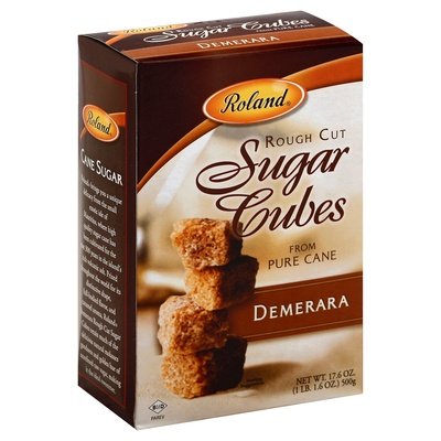 Roland Rough Cut Sugar Cubes, Demerara 6/17.5 Oz [UNFI #47875]