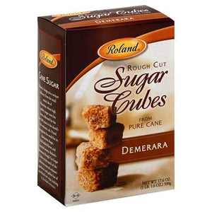 Roland Rough Cut Sugar Cubes, Demerara 6/17.5 Oz [UNFI #47875]