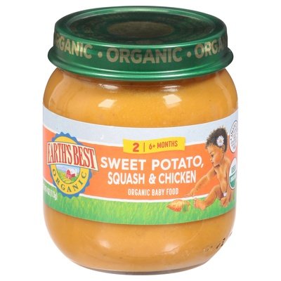 Earths Best Sweet Potato, Sqash, Chicken 10/4 Oz [UNFI #87163]