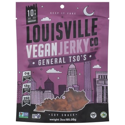 Louisville Vegan Jerky General Tsos 10/3 Oz [UNFI #52288]