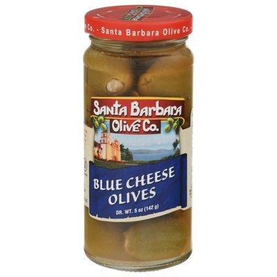 Santa Barbara Olive Co. Olives Bleu Cheese Stuffed 6/5 Oz [UNFI #22148]