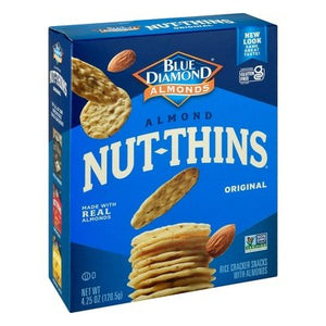 Blue Dmnd Nut Thins Almond 12/4.25 OZ [UNFI #20535]