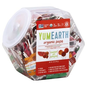 OG2 Yumearth Lollipops Counter Bin 30 OZ [UNFI #29975]