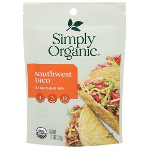 OG2 Simply Org Sthwst Taco Seasn 12/1.13 OZ [UNFI #53469]